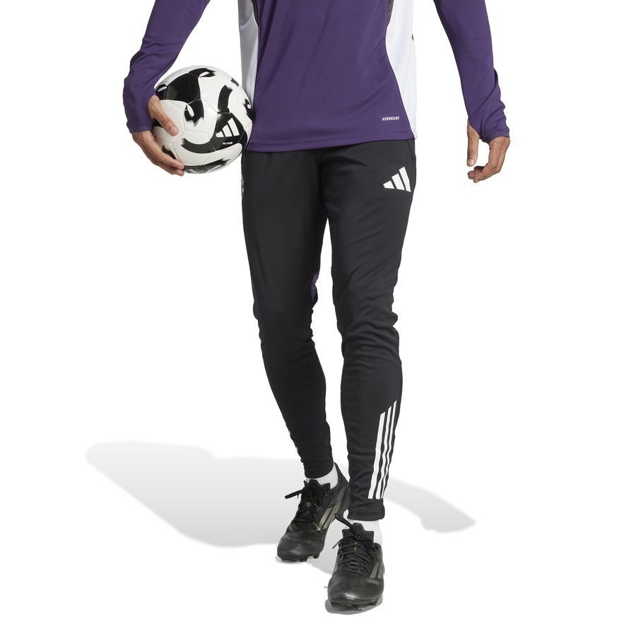 Manchester United Training Trousers Tiro 25 - Black/Aurora Plum - Men's-SoccerKits Hub | Buy Soccer Jerseys Online